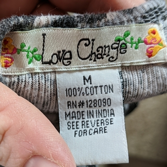 Love Change Snow Leopard Print Tank SZ M - Picture 5 of 5